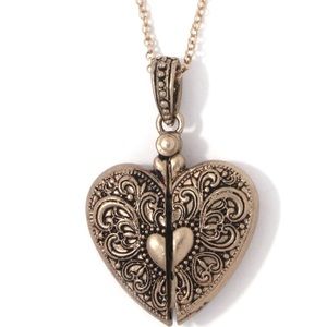 Mom & Daughter Message Locket Necklace